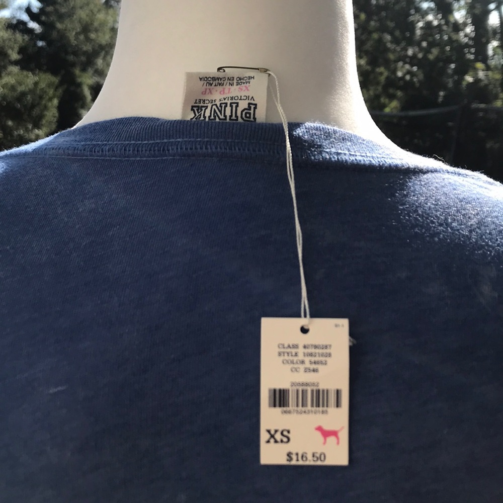 NWT Vintage Pink Victoria’s Secret Long Tee - Picture 5 of 6